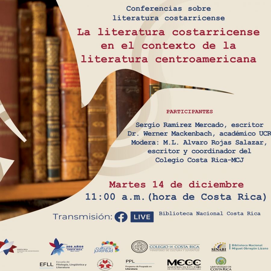 Conferencia. La literatura costarricense en el contexto de la literatura centroamericana