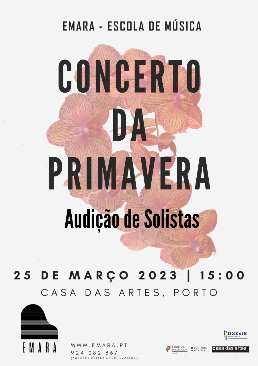 Concerto da Primavera – Audição de Solistas