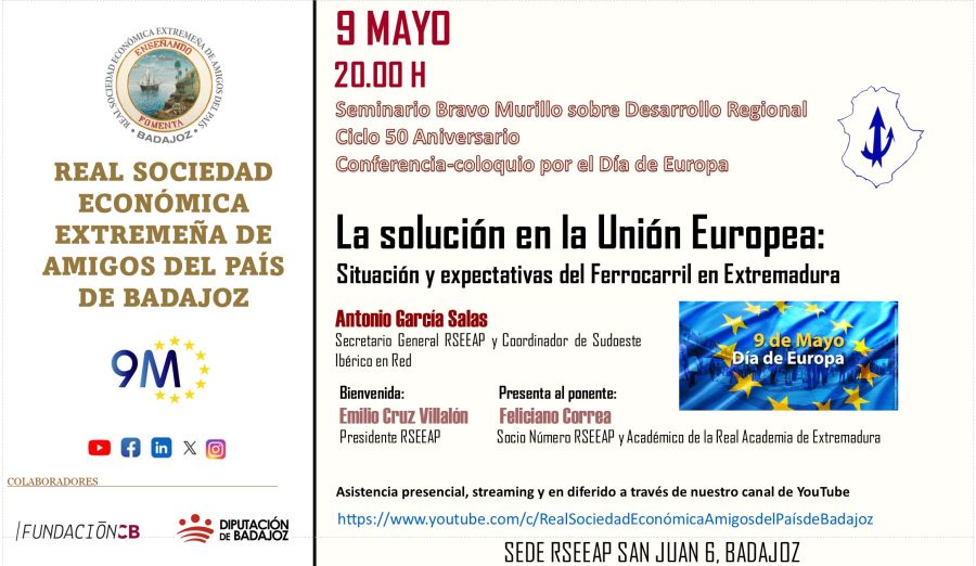 La solución en la Unión Europea: Situación y expectativas del Ferrocarril en Extremadura