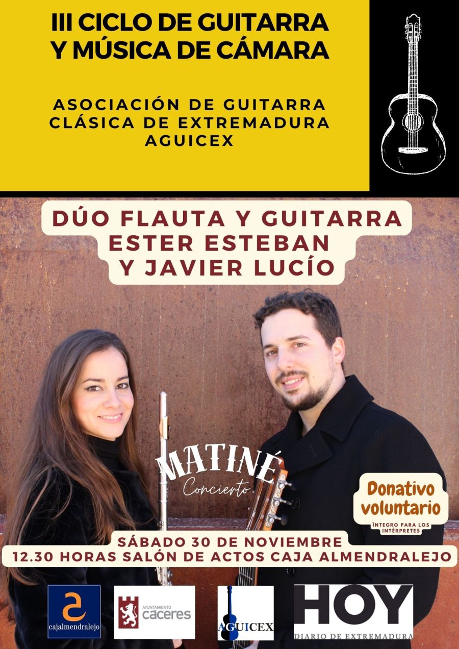 Concierto Flauta y Guitarra. Ester Esteban y Javier Lucío