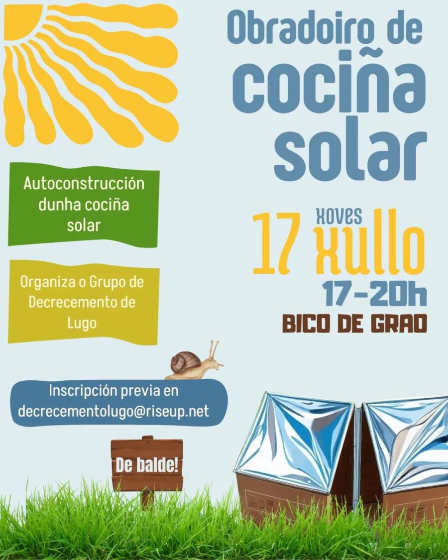 OBRADOIRO DE COCIÑA SOLAR