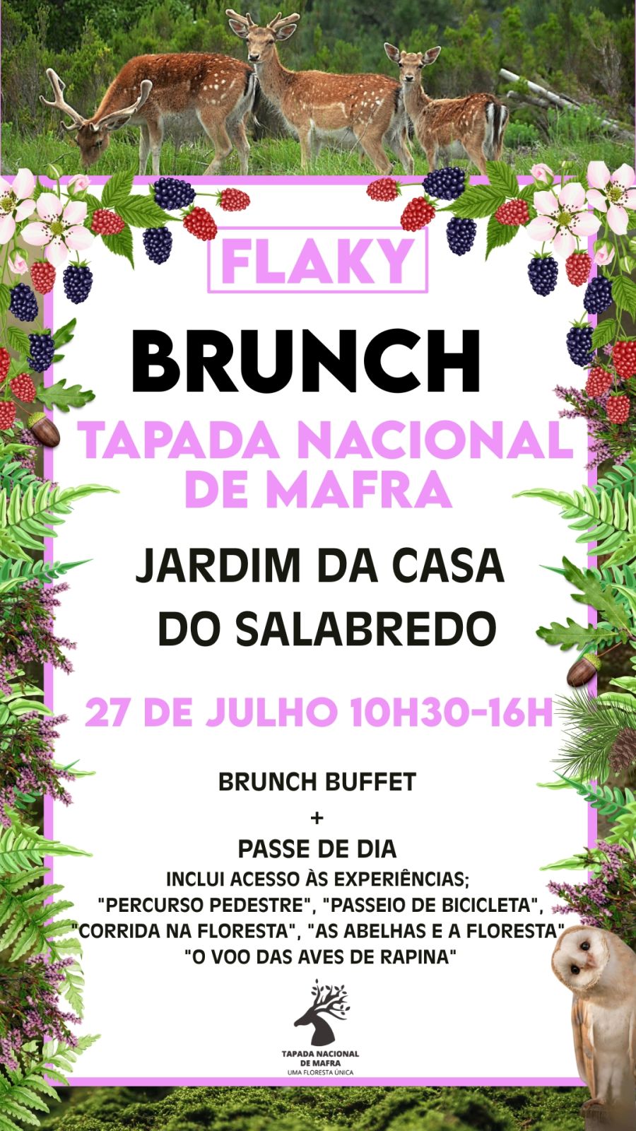 FLAKY Brunch na Tapada Nacional de Mafra