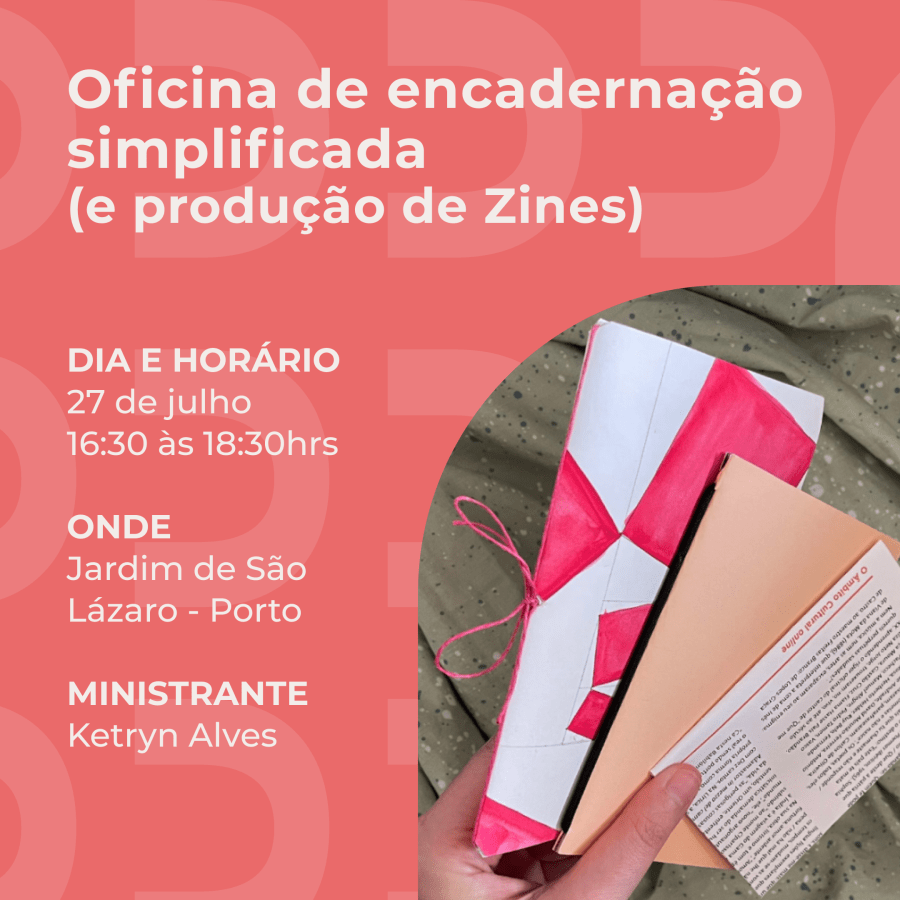 Oficina de encadernação simplificada (e produção de zines)