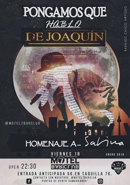 Concierto tributo a Joaquín Sabina || Motel 7 Bar