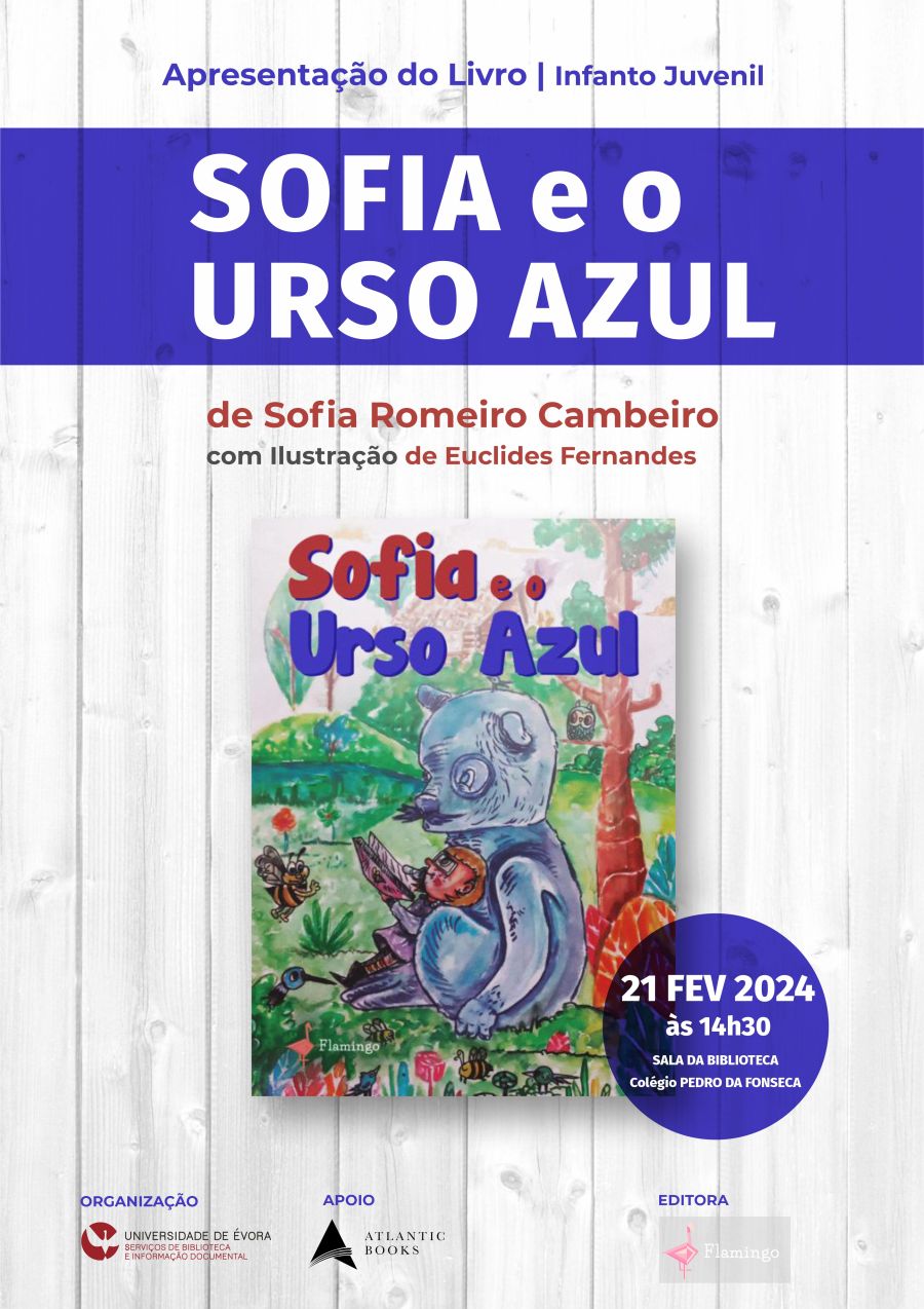 Apresentação do Livro Infanto Juvenil SOFIA E O URSO AZUL