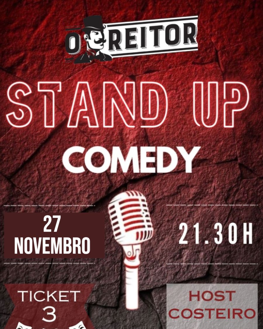 STANDUP COMEDY n' O Reitor, com CONVIDADO ESPECIAL