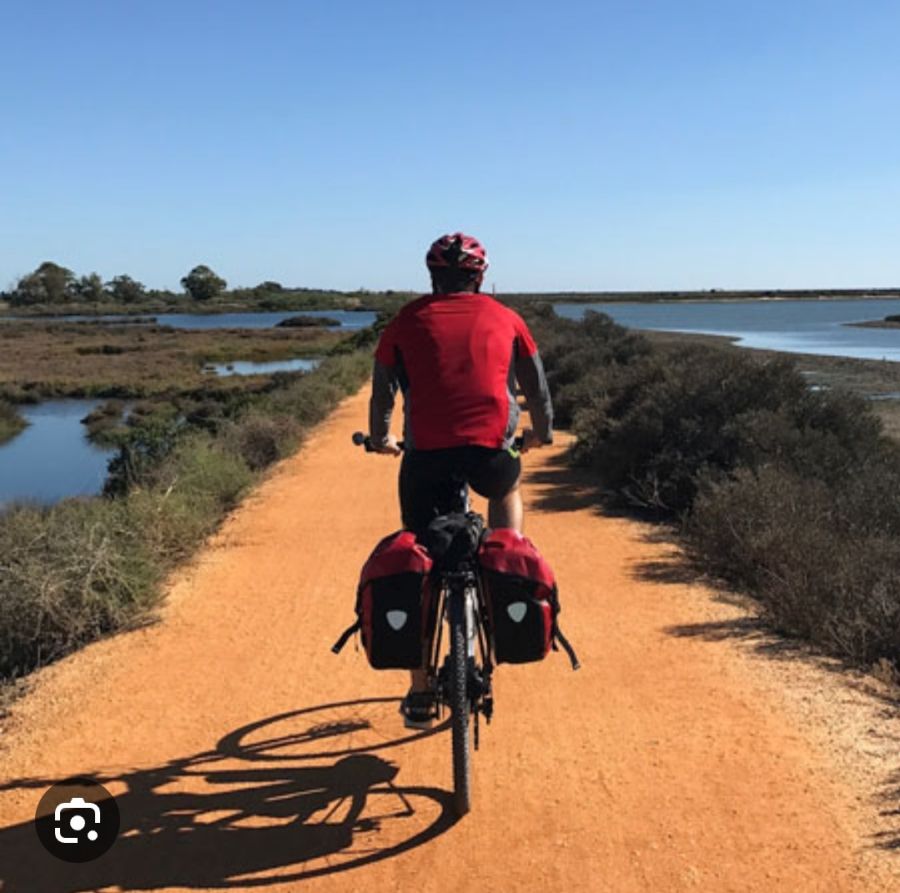 Viagem/Passeio de bicicleta ( Trafaria-Setúbal)