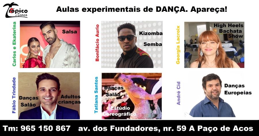Oeiras, Aulas de Dança experimentais - ano letivo 2023/2024