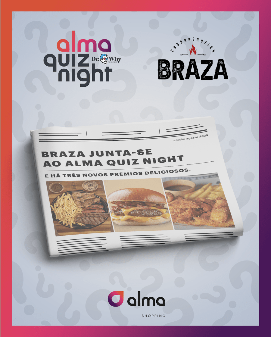 Pensar dá fome… e prémios também!  O Alma Quiz Night está de volta para mais uma edição