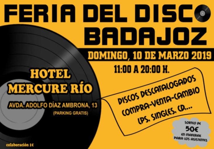 Feria de discos en Badajoz