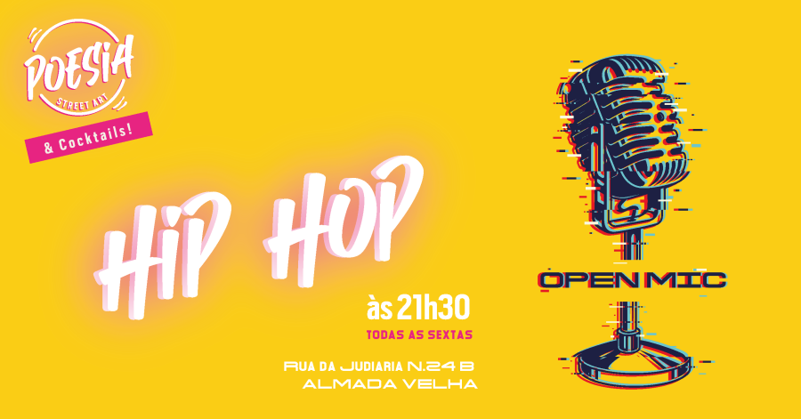 OPEN MIC - HipHop no POESIA - Street Art and Cocktails!
