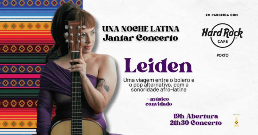 Una Noche Latina - Jantar Concerto com Leiden