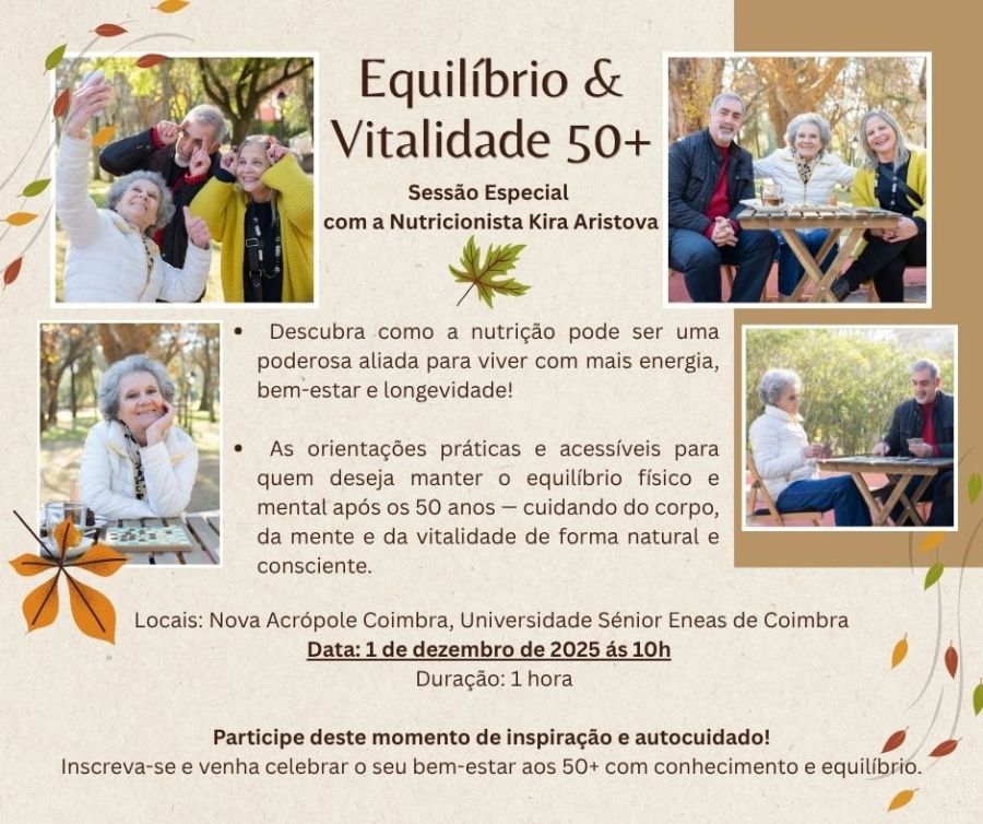 Atividade: Equilíbrio e Vitalidade dos 50+