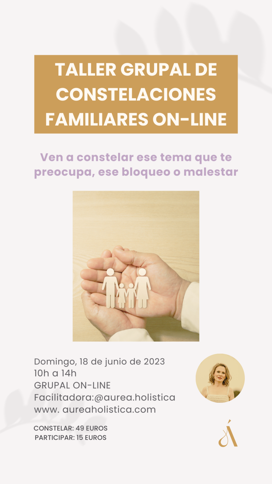 TALLER ONLINE DE CONSTELACIONES FAMILIARES