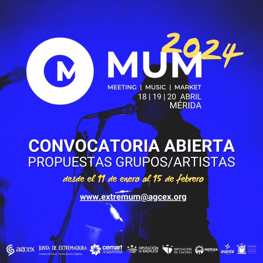 CONVOCATORIA ABIERTA | Grupos / Artistas (MUM 2024)