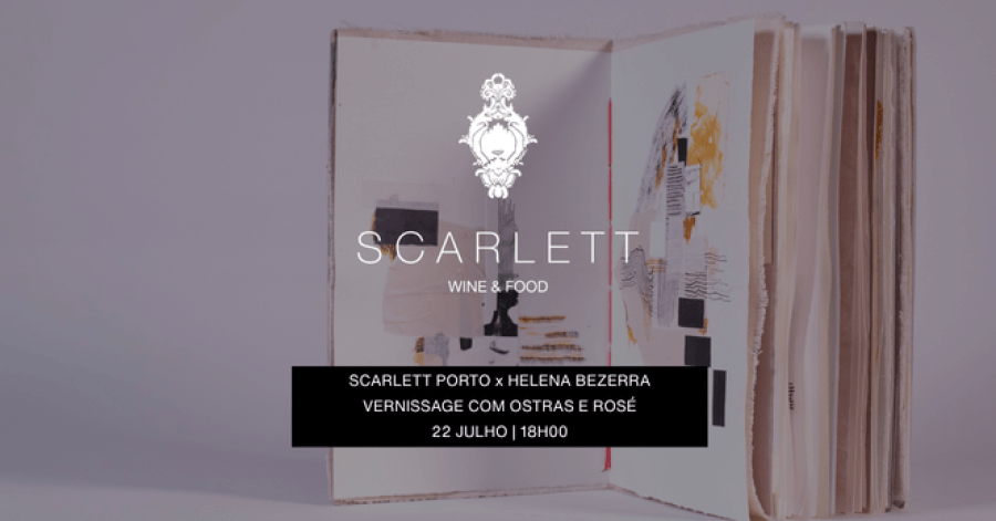 VERNISSAGE COM OSTRAS E ROSÉ NO SCARLETT PORTO