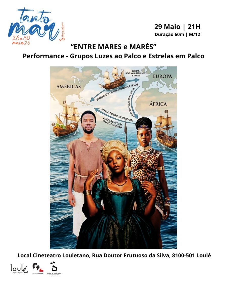 Performance 'Entre Mares e Marés', Luzes e Estrelas ao Palco (Angola)