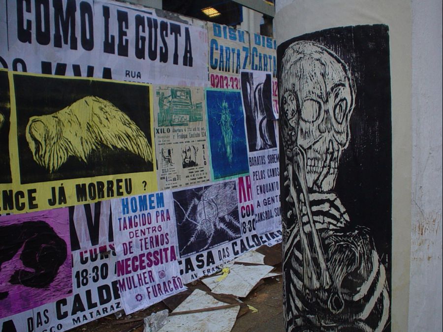  Xilogravura em grande formato: uma ação político- pedagógica >>  Oficina Artística com Fabrício Lopez