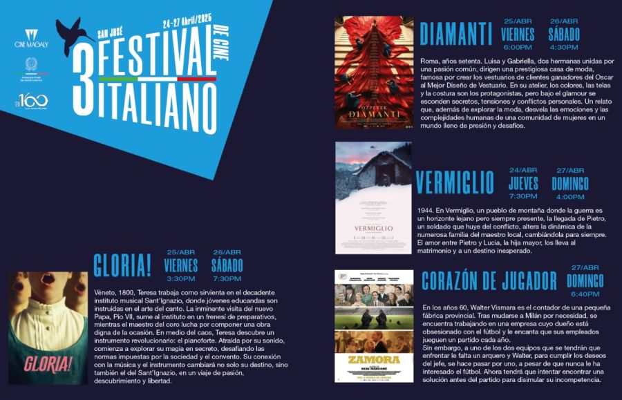Tercer Festival de Cine Italiano. Gloria!