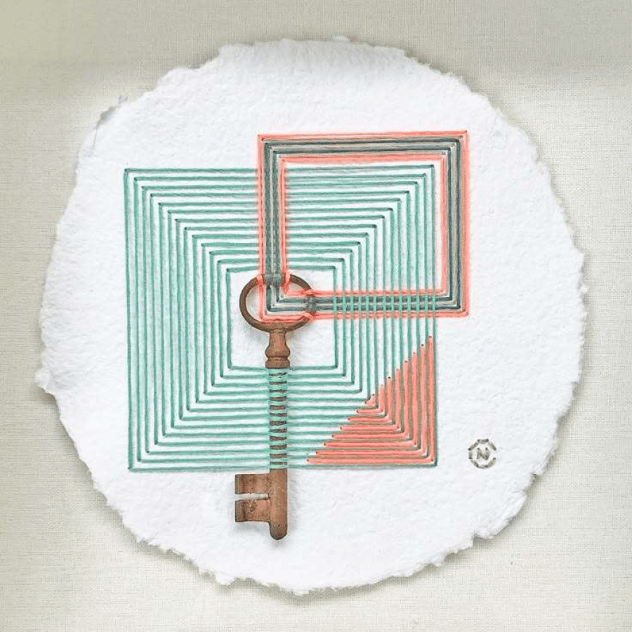 Workshop - Bordado abstrato