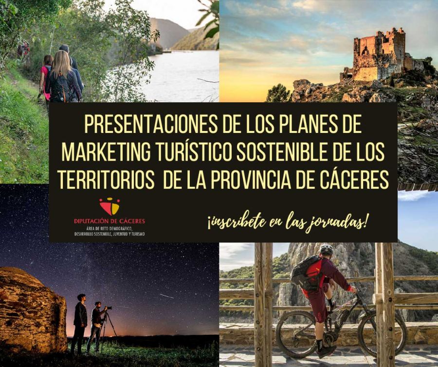 Presentaciones de los planes de marketing turístico sostenible de los territorios de la provincia de Cáceres 