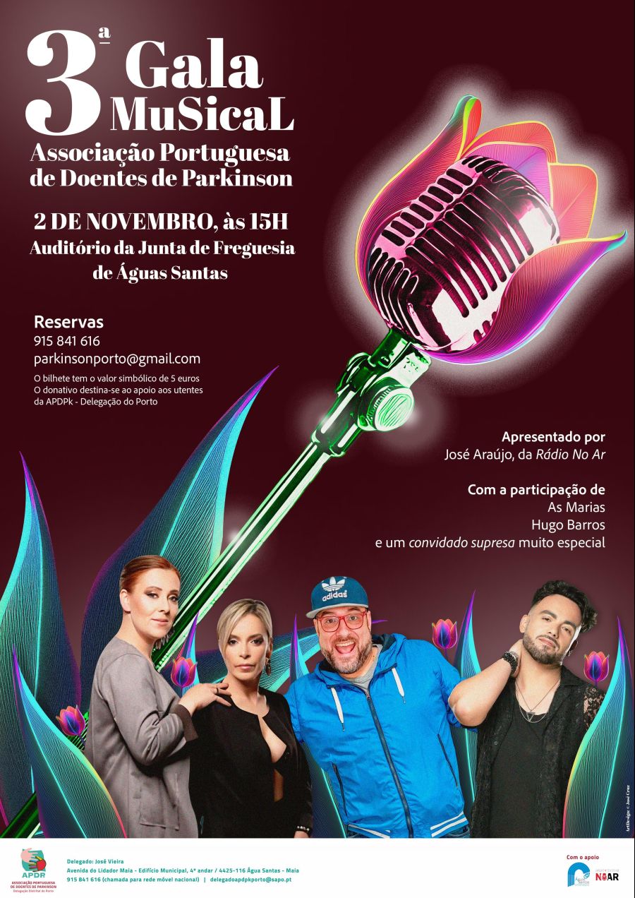 3.ª Gala Musical da Associação Portuguesa de Doentes de Parkinson – Delegação do Porto