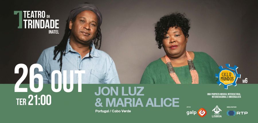 Jon Luz & Maria Alice (Portugal/Cabo Verde) | Ciclo Mundos INATEL