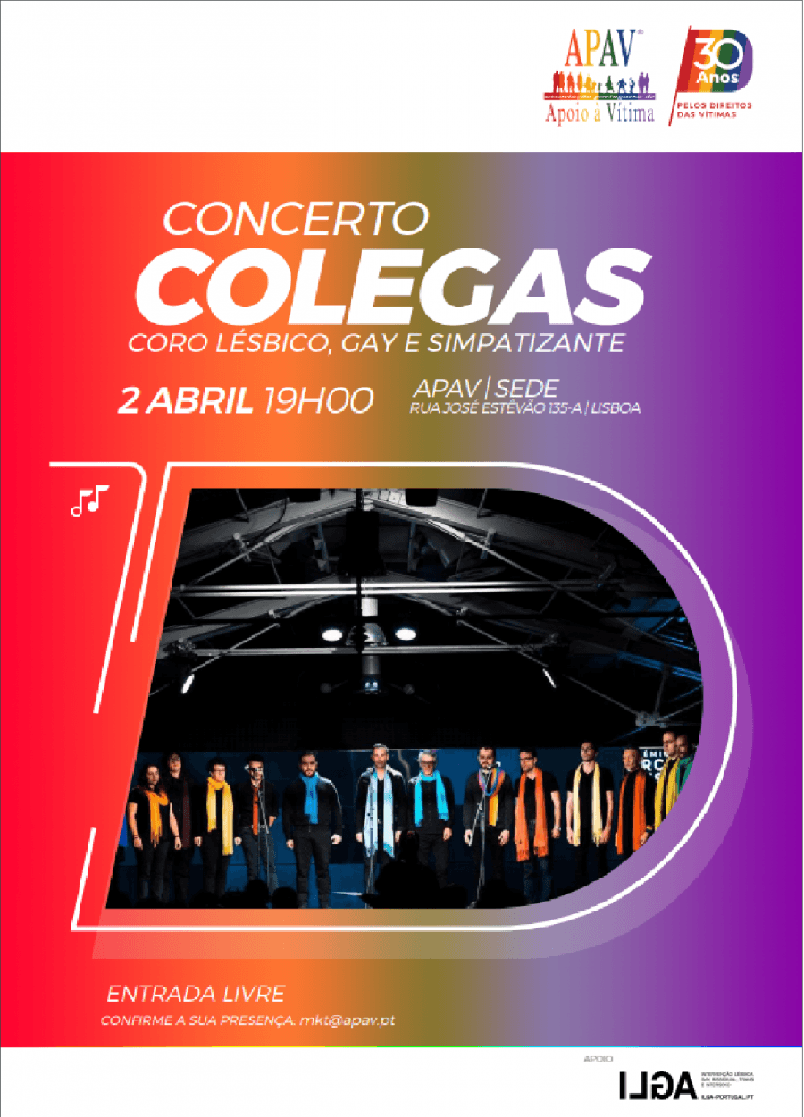 Concerto do Coro CoLeGaS - Coro Lésbico, Gay e Simpatizante da ILGA Portugal