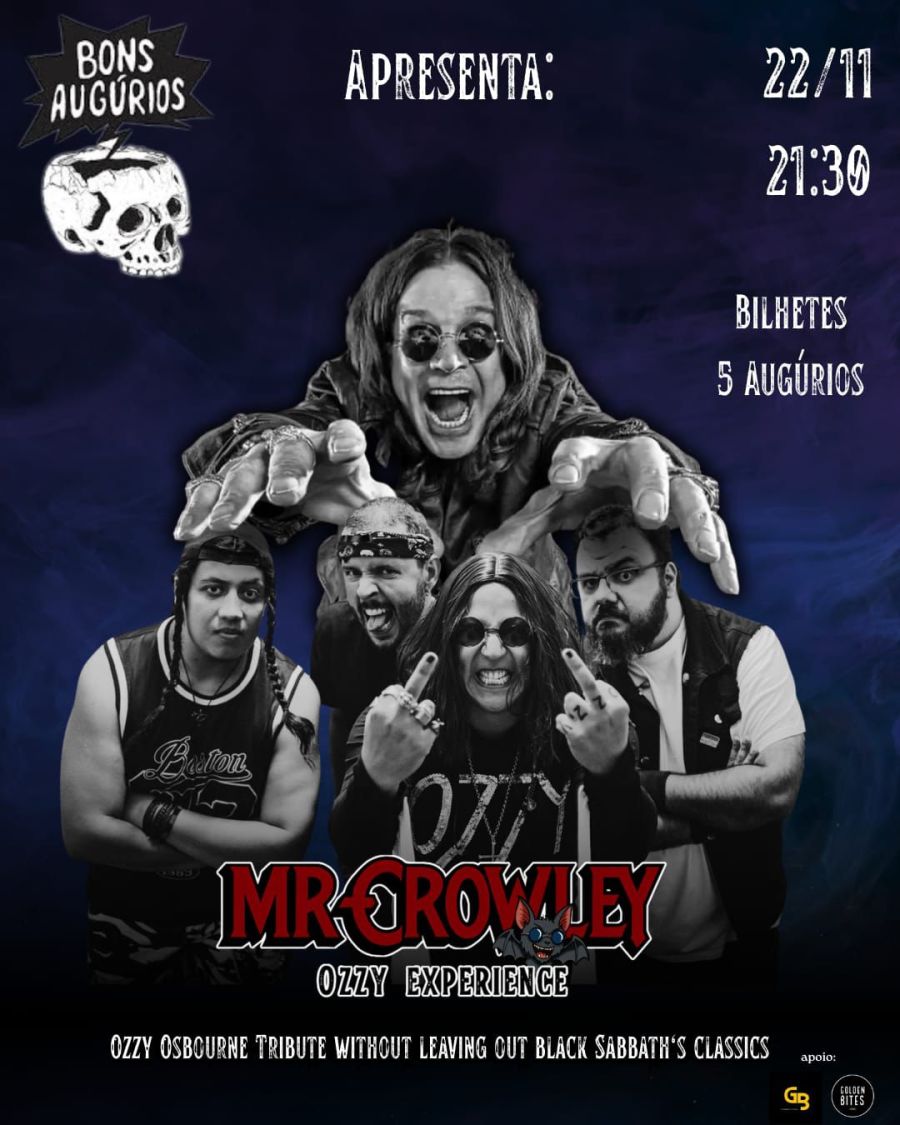 Concerto “Mr.Crowley” – Tributo a “Ozzy Osbourne”