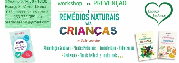 Workshop Remédios Naturais e Crianças - Lisboa