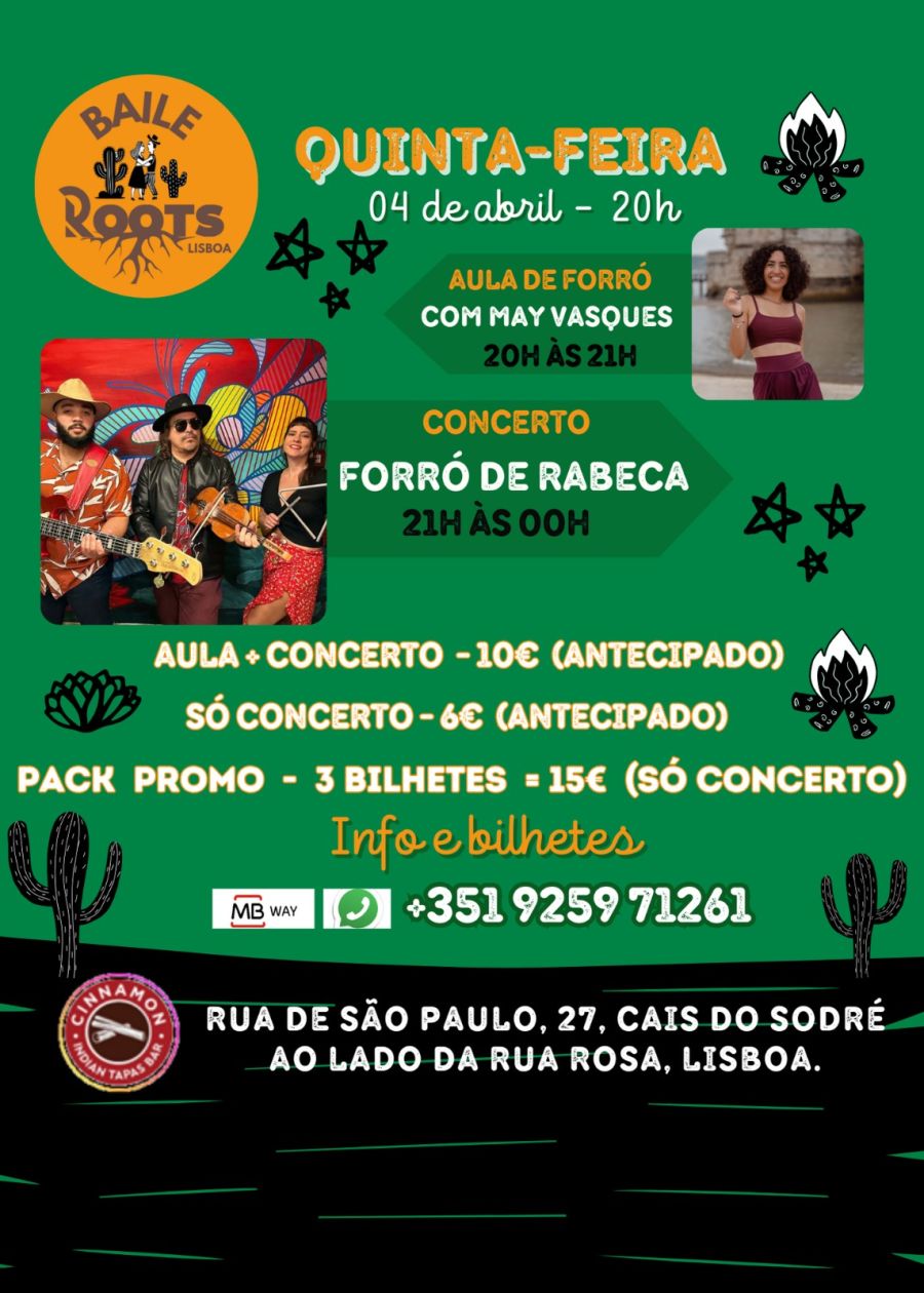 Forró de Rabeca - Baile Roots Lisboa 