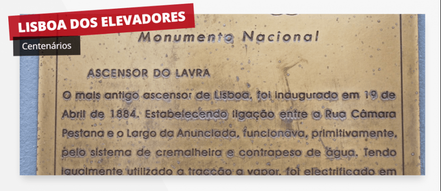 Visita guiada - Lisboa dos Elevadores