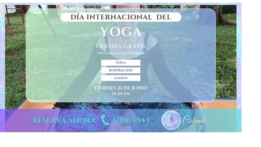 Día Internacional del Yoga, Clase Gratis