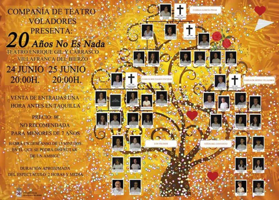 '20 Años No Es Nada' en el Teatro Villafranquino