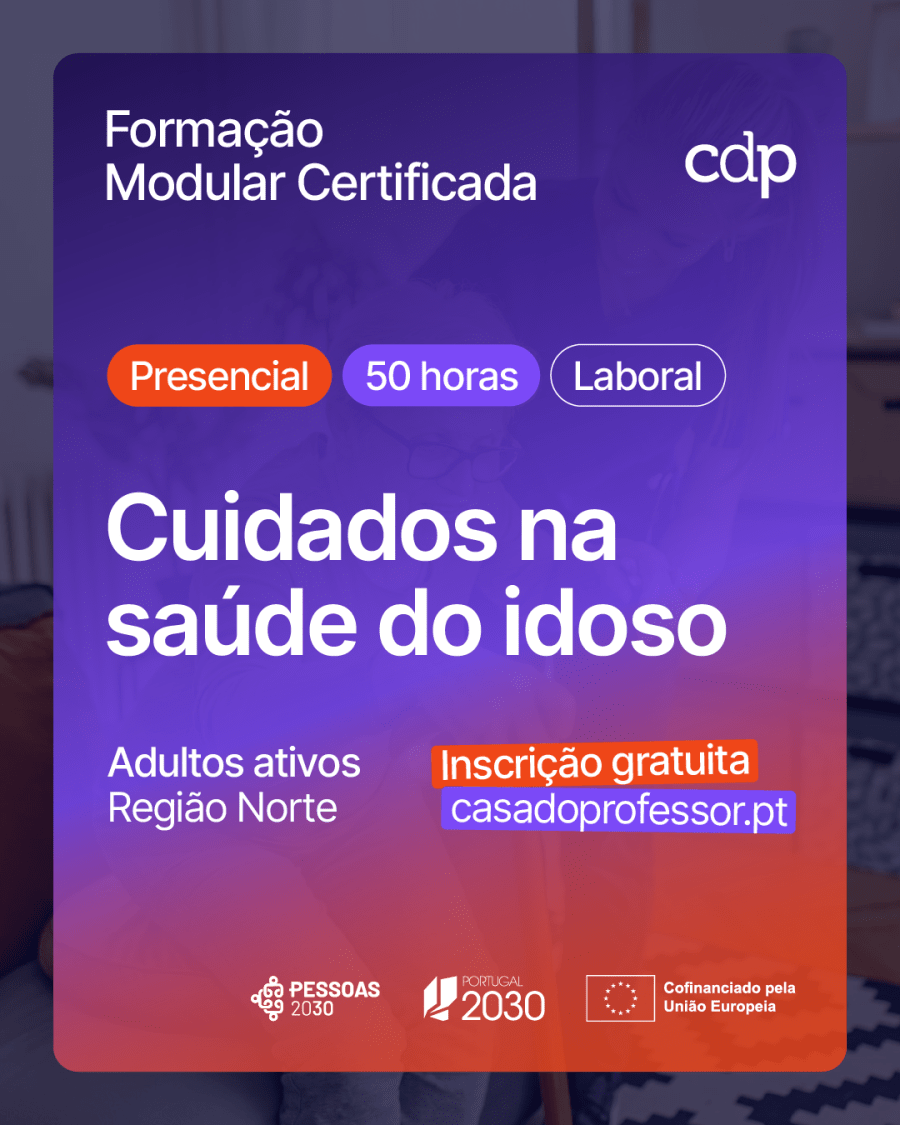 Formação gratuita: Cuidados na saúde do idoso