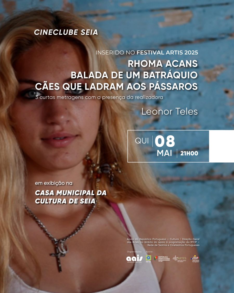 3 curtas metragens com a presença da Realizadora LEONOR TELES