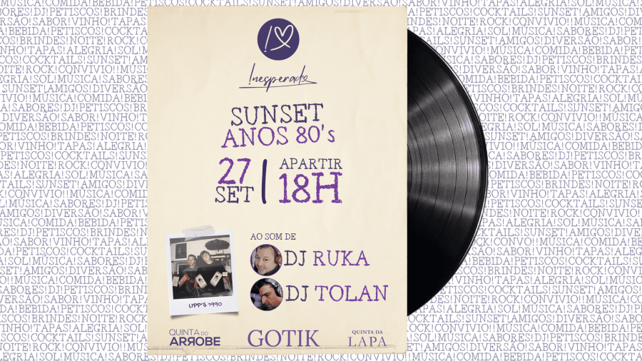 SUNSET ANOS 80's BY INESPERADO