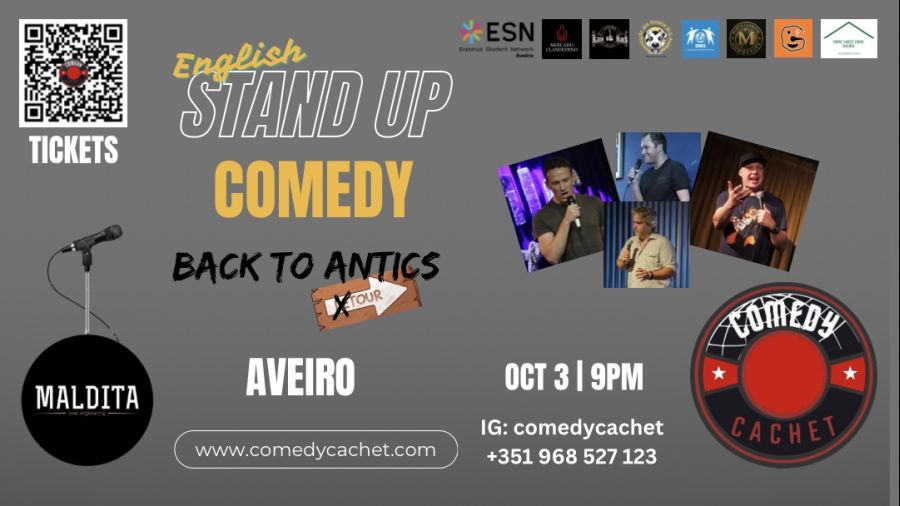 Stand Up Comedy - BACK TO ANTICS TOUR - Live in Aveiro