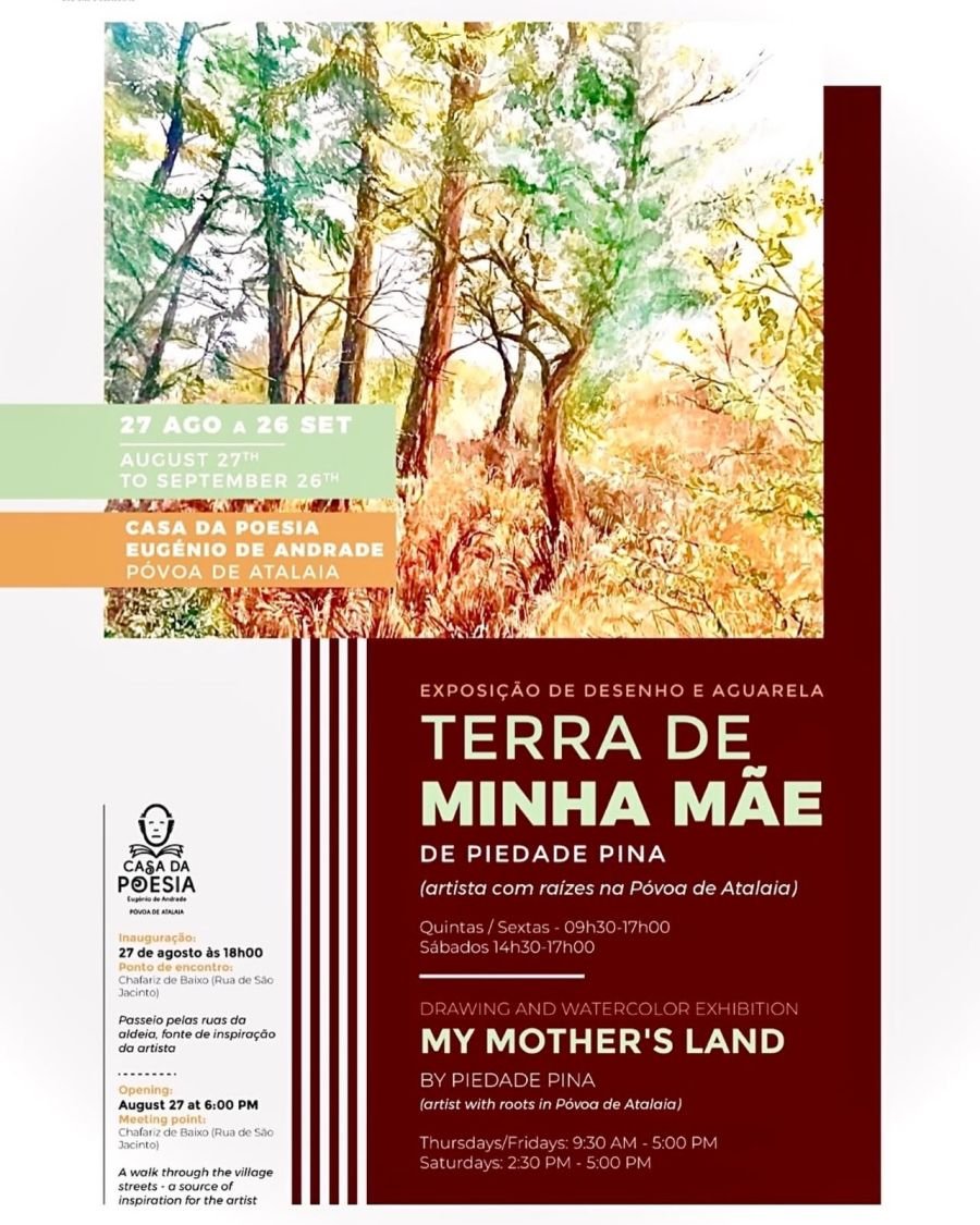Exposição de Desenho e Aguarela 'Terra de minha mãe'