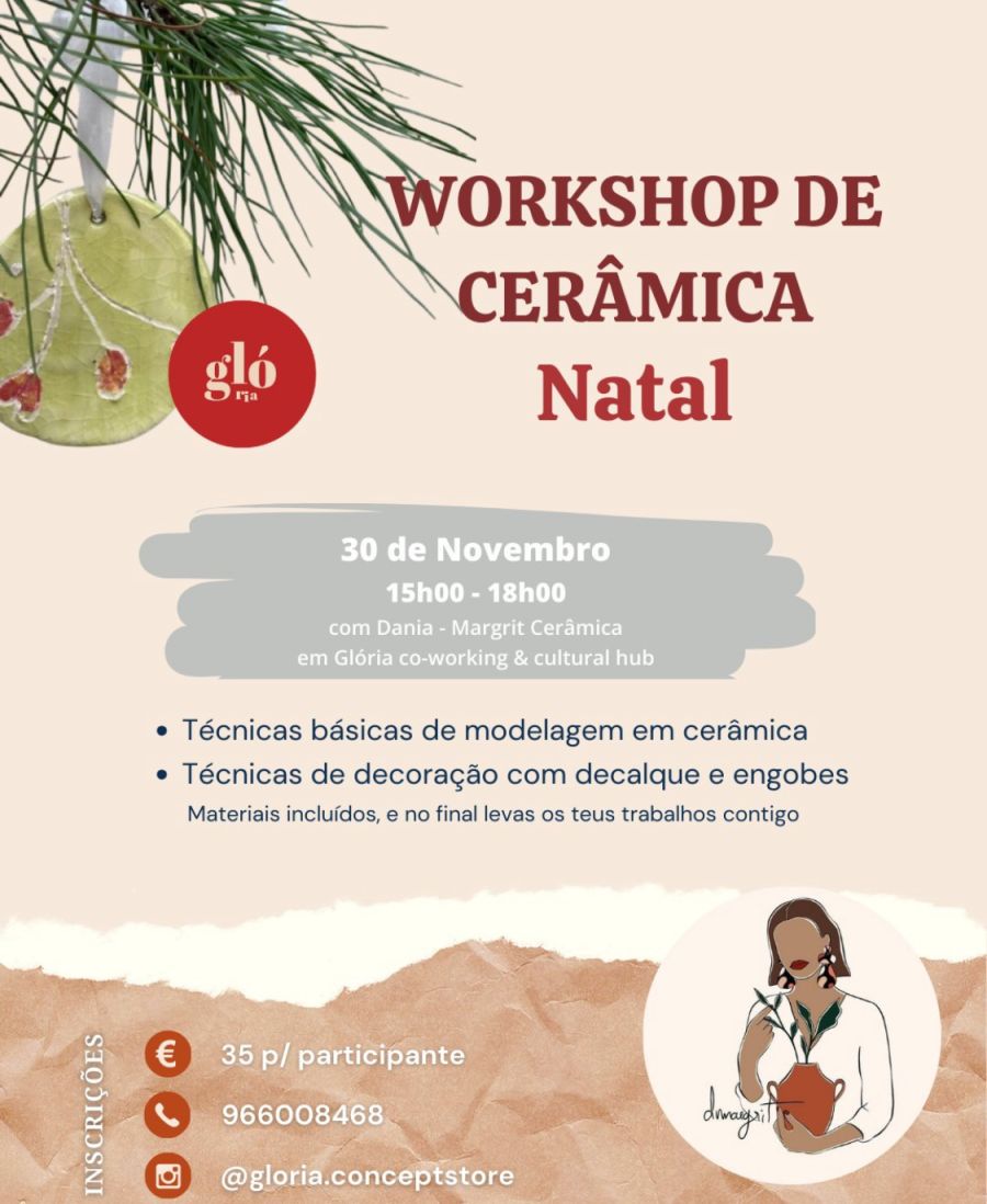 Workshop de cerâmica- Natal