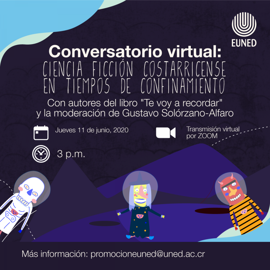 Conversatorio virtual: 'Literatura de ciencia ficción en tiempos de confinamiento'