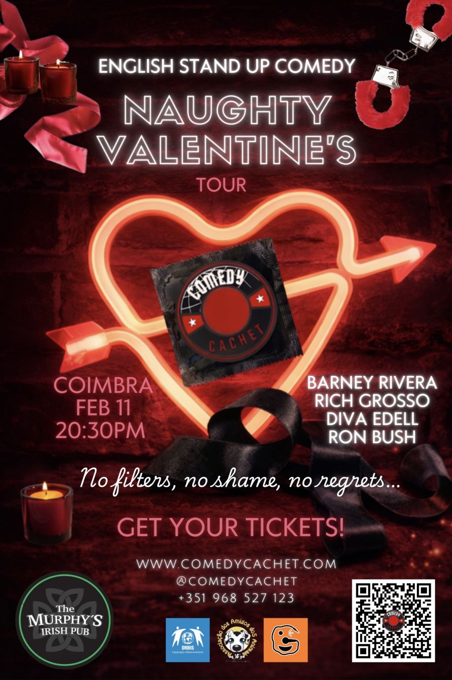 Stand Up Comedy - NAUGHTY VALENTINE'S - Live in Coimbra
