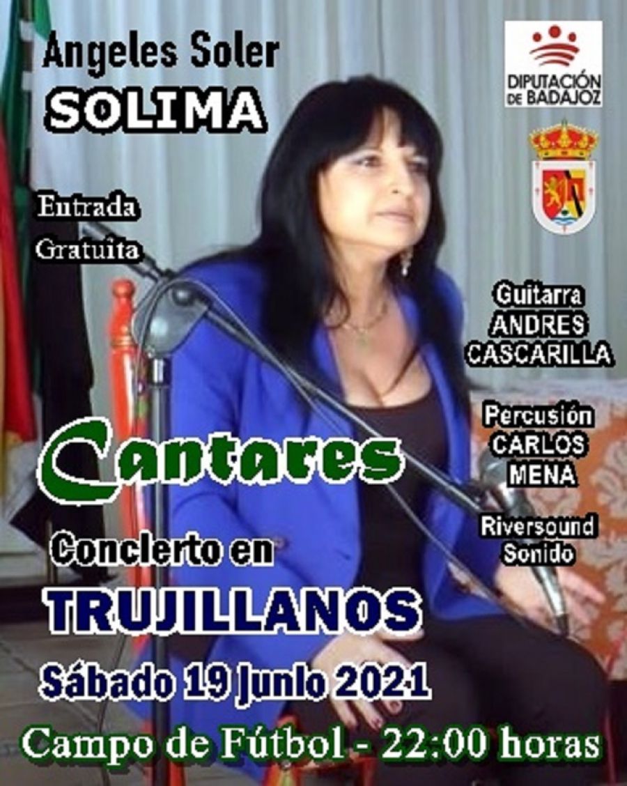 Angeles Soler SOLIMA en Concierto en TRUJILLANOS