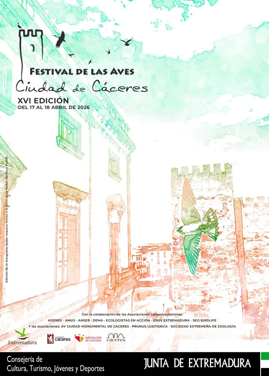 Festival de las Aves Ciudad de Cáceres 2026