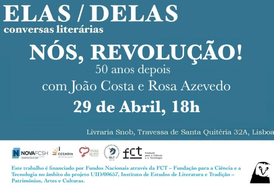 ELAS/DELAS: Conversas Literárias - Especial 25 de Abril
