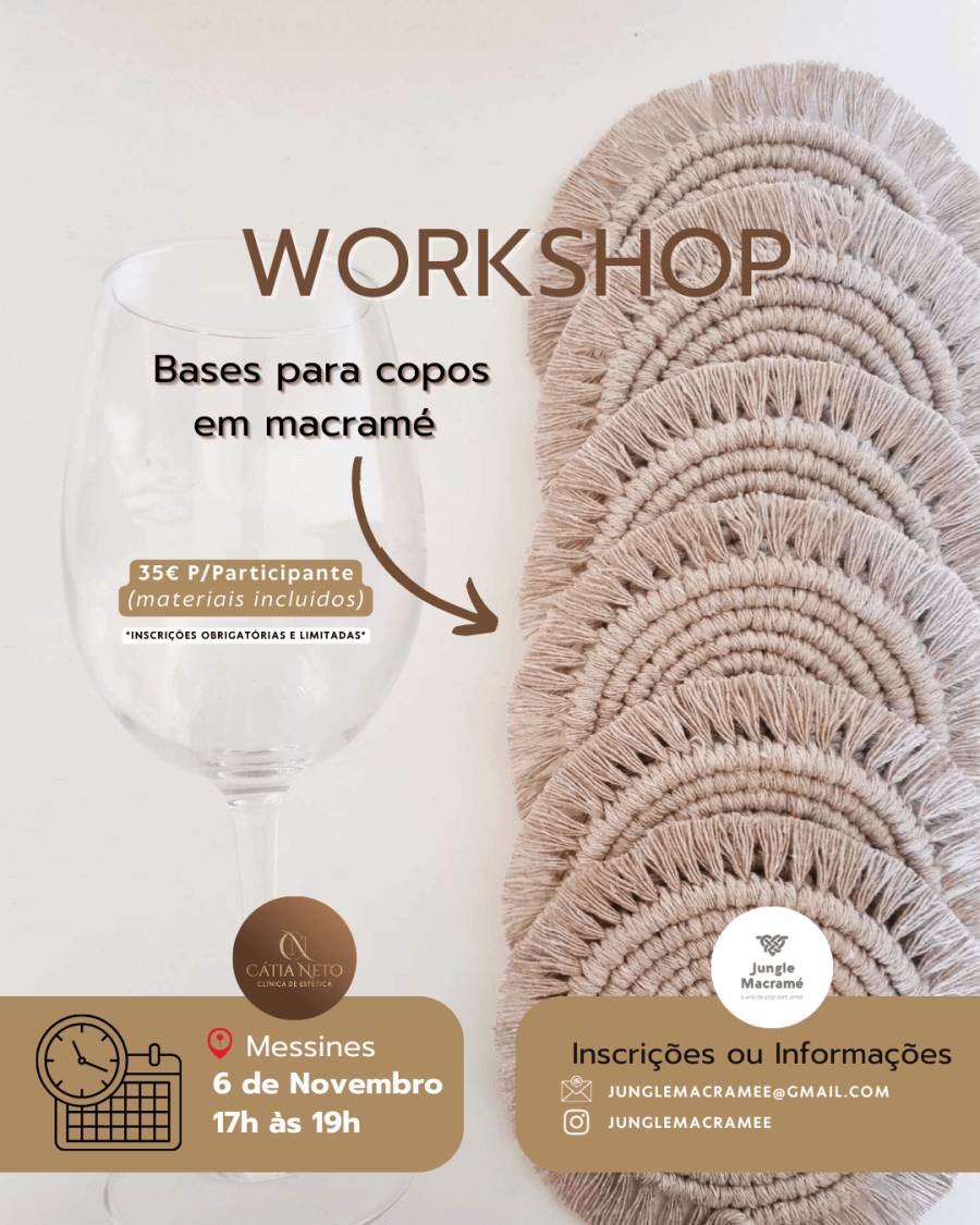 Workshop de Macramé - Bases Copos