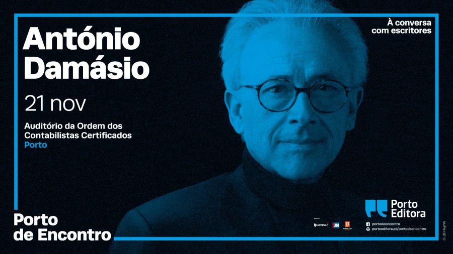 António Damásio apresenta livro no Porto pela primeira vez 