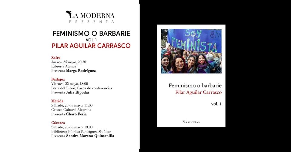 Presentación 'Feminismo o Barbarie' de Pilar Aguilar Carrasco