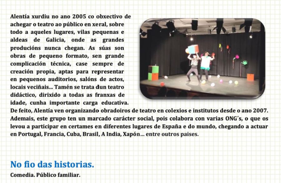 NO FÍO DAS HISTORIAS (ALENTÍA TEATRO)