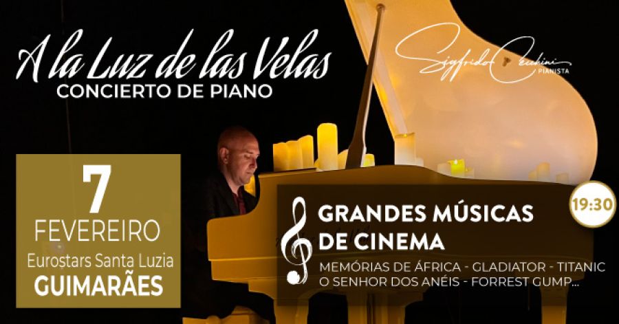 Concerto de Piano À Luz das Velas: Grandes Músicas de Cinema